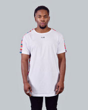 Lade das Bild in den Galerie-Viewer, Colors Tee White - Long Shaped Men - FLABWEAR
