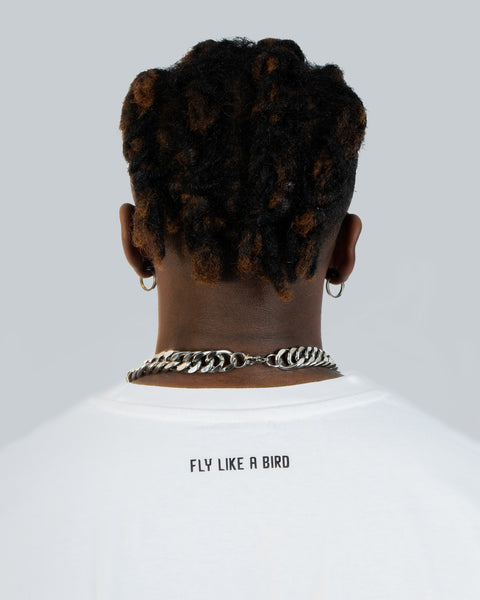 Basic Tee White - Box Shaped - FLABWEAR