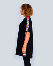 Lade das Bild in den Galerie-Viewer, Colors Tee Dress Black - FLABWEAR
