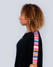 Lade das Bild in den Galerie-Viewer, Colors Tee Dress Black - FLABWEAR
